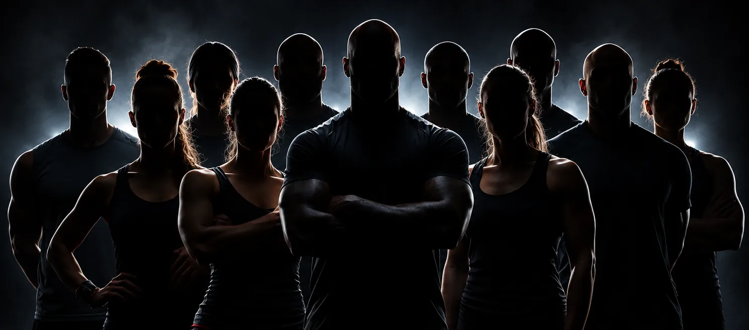 Silhouette of Emperor Self Defence Force coaching staff